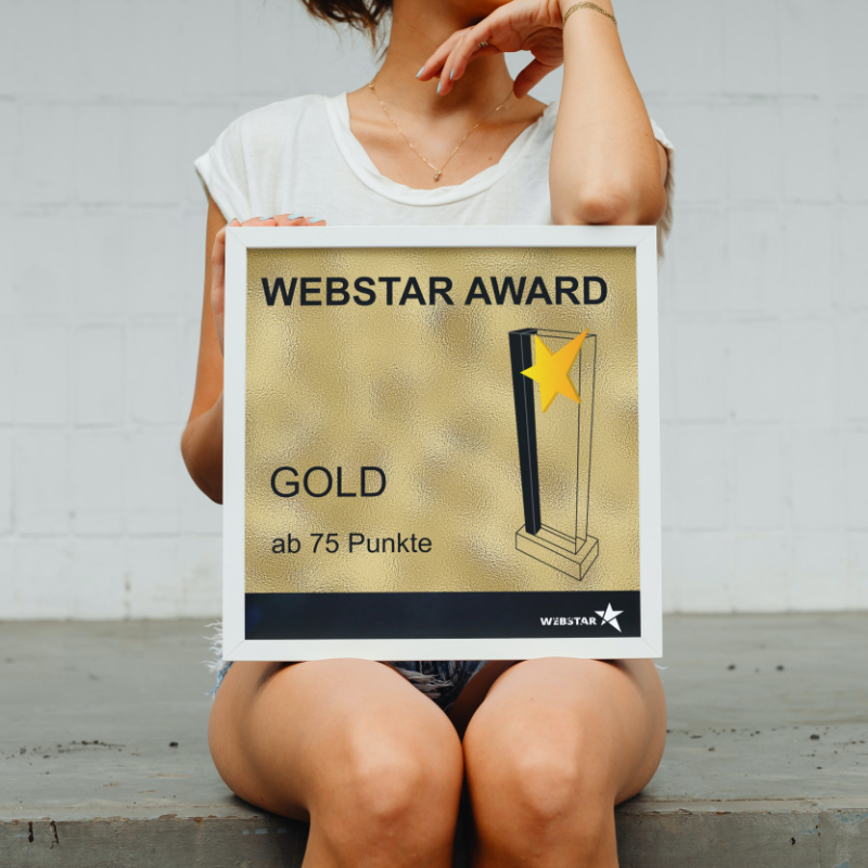 Webstar Award Gold